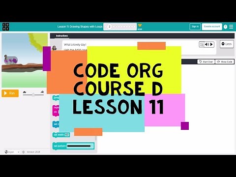 Code.org Course D Lesson 11 Drawing Shapes with Loops - Code org Lesson 11 Answers