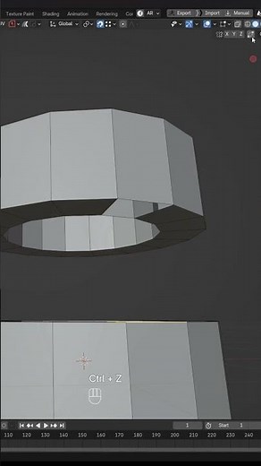 Blender Quick Tip Connect Vertices and Edges Easily #blender3d #blender