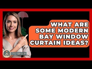 What Are Some Modern Bay Window Curtain Ideas? - Style Your Decor