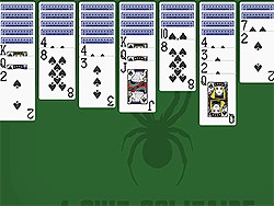 1 Suit Spider Solitaire - Play Now on Y8.com