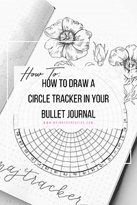 How to draw a bullet journal circle habit tracker | My Inner Creative