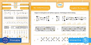 Non-Verbal Reasoning: Complete the Sequence