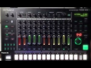 Aphex Twin's Alberto Balsalm played on Roland TR8S drum machine.