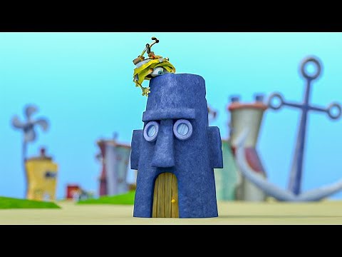SpongeBob worst day ever - [softbody simulation]
