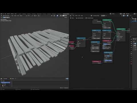 Sliding Along a Curve - Geometry Nodes