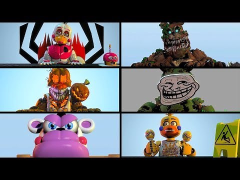 Every FNaF 1 Character in a nutshell animated (Freddy, Foxy, Chica & Bonnie)