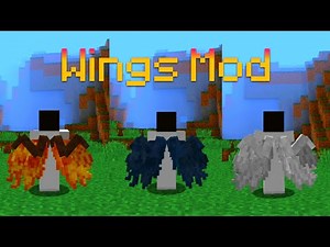 NOVAS ASAS PARA O MINECRAFT wings mod POJAVLAUNCHER