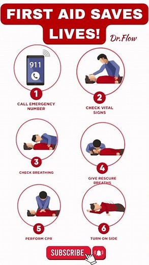 Learn First Aid Steps in 1 Minute!