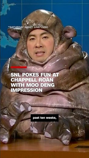 SNL pokes fun at Chappell Roan with Moo Deng impression