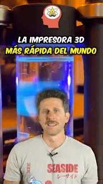 ¿Cómo funciona la impresora 3D más rápida? #shorts