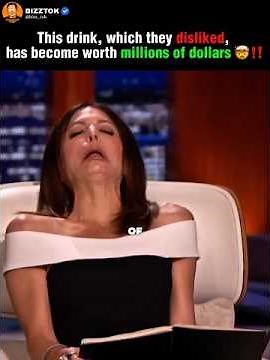 This drink is worth Millions of dollars now 🤯‼️ #sharktank
