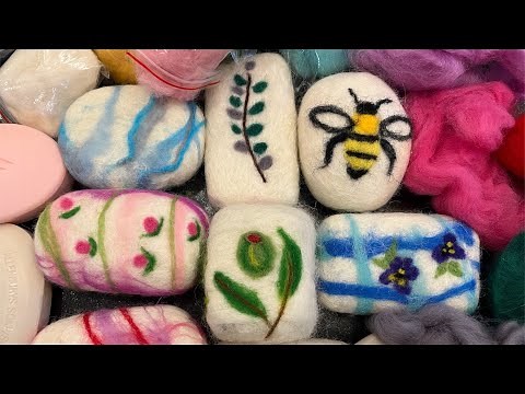 DIY Felting Soap