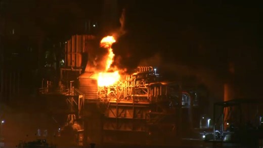 Massive fire erupts at Chevron refinery outside Los Angeles