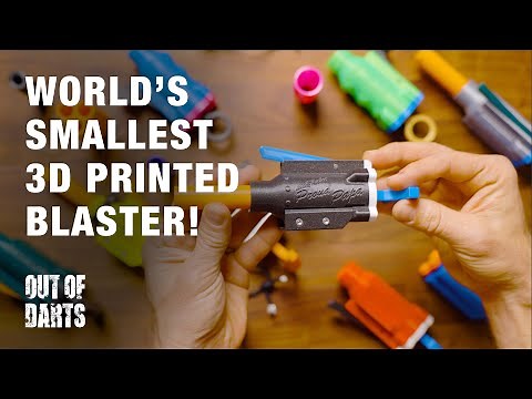 LITTLE ROCKET: World's Smallest 3D Printed 'Nerf' Blaster