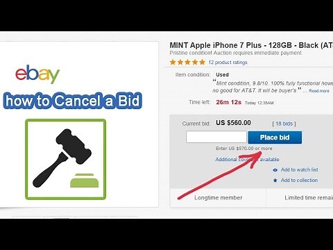 How to Cancel a Bid on eBay