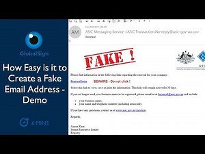 How Easy is it to Create a Fake Email Address - Demo
