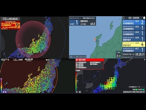日本の地震ライブストリーム。Japan Earthquake Live Stream