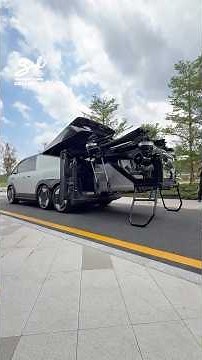 This Van Has A Flying Car Inside! 🤯