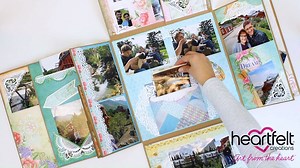 3.7K views · 176 reactions | Have you been eager to try your hand at putting together a beautiful flip fold album, but don’t know where to begin? This innovative and perfectly sized coffee table book makes it quick and easy to preserve those precious memories with flip and fold out elements that will add fun and beauty to your project. Get yours now https://www.heartfeltcreations.us/campaign/insta-album | Heartfelt Creations | Facebook