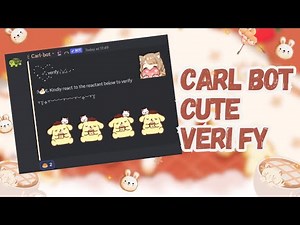˚ ༘♡ ⋆｡˚ Aesthetic Verify with Carl bot | No slash commands | Discord Tutorial