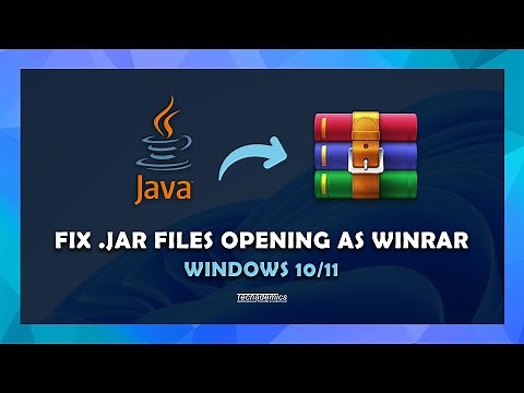 How To: FIX Jar Files Opening As Winrar | (Tutorial)