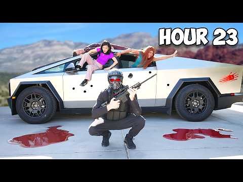 Trapped in a CYBERTRUCK for 24 Hours