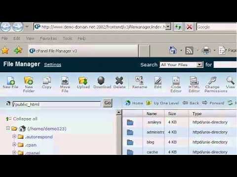 How to use the File Manager in cPanel
