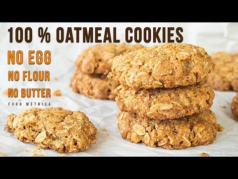 SUPER EASY CRISPY OATMEAL COOKIES