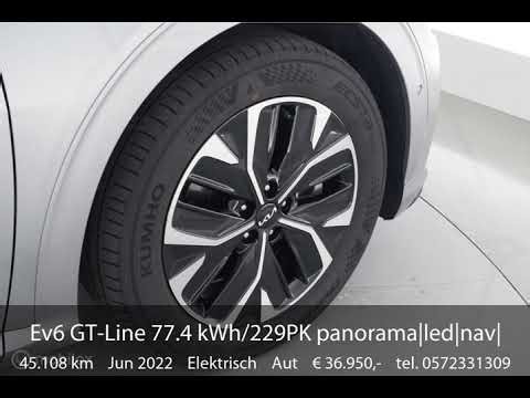 Kia EV6 GT-Line 77.4 kWh/229PK panorama|led|nav|dab|hud|acc|lmv19