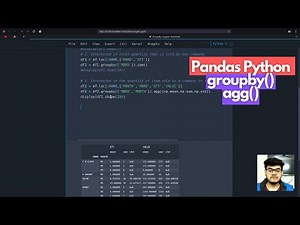 [2.1] GroupBy Pandas Data Aggregation | Data Science in Python