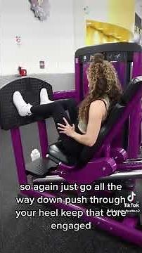 How to perform the seated leg press machine at Planet Fitness