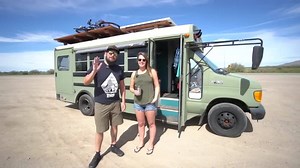 These 5 window ford E-450 conversions are very popular in the bus conversion world. You basically have a truck chassie with a living space full of possiblities! | Tiny Home Tours