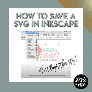 How to Save a SVG (The Right Way!) in Inkscape - SVG & Me