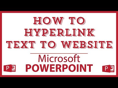 How To Hyperlink Text To A Webpage In Microsoft PowerPoint | 365 Tutorial