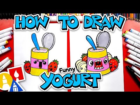 How To Draw Funny Yogurt