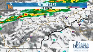 LET'S TIME IT ALL OUT Here's the latest forecast for the rain and...