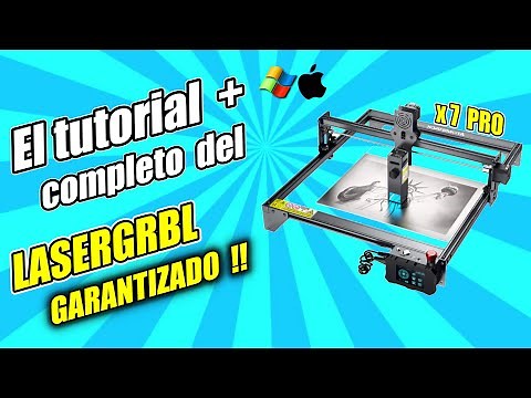 THE BEST tutorial LASERGRBL + cnc laser ATOMSTACK X7 PRO