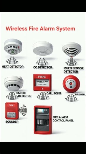 Types of Wireless Alarm System Explained #wireless #techeducation #tech #firesafety #education
