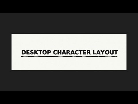 Desktop Character Layout- Always-On Desktop Companion