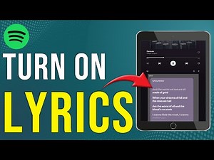 How To Turn On Lyrics On Spotify On iPad (How To Enable/See Lyrics On Spotify On iPad)