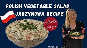 Polish vegetable salad is super easy to make and it tastes amazing. All you need is a few veggies, eggs, mayonnaise, and salt and pepper. The other names for this salad are: -sałatka jarzynowa -jarzynówka -Polish potato salad -Polish veggie salad -Polish Christmas salad -Polish Easter salad Here's the video recipe: | Polish Foodies - The Best Polish Food Recipes