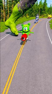 CRAZY AND FUNNY CARS HULK LEG #shorts | Drive Range