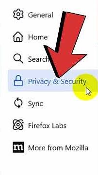 Firefox Privacy & Security Settings Tutorial