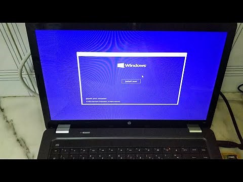 HP G62 - How to install Windows 10