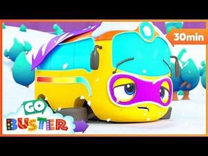 The Snowball Fight | 🚗 Go Buster | Rescue Adventures