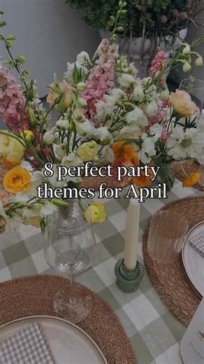 Evite on Instagram: "Which of these party ideas are you adding to your cal for April??"