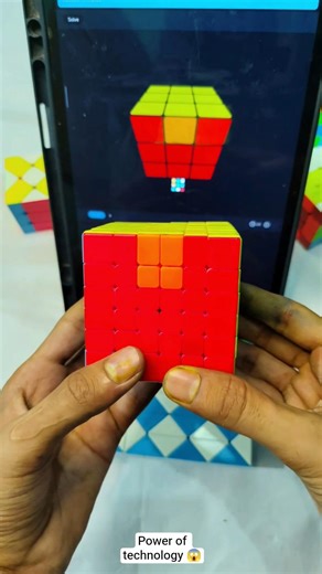 6by6 cube solve by using ai😱 l ai tutorial l #cube #shortclips #video