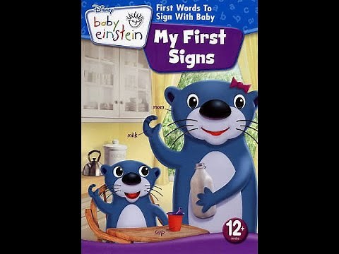 Baby Einstein: My First Signs 2009 DVD Menu Walkthrough