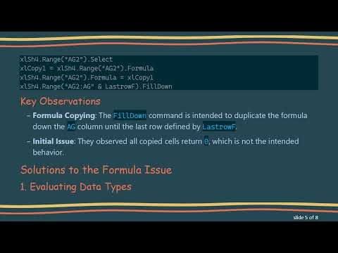 How to Fix VBA Issues in Excel When Copying Formulas from Access