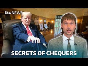 Behind the scenes at Chequers: Hosting President Trump | ITV News
